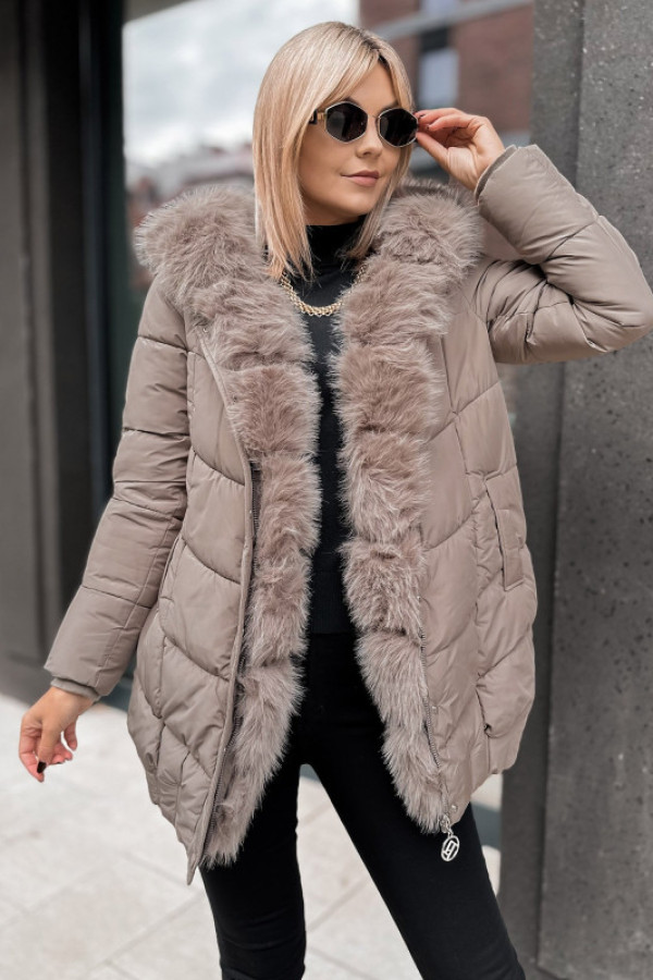 Kurtka jorund ciemnobeżowa