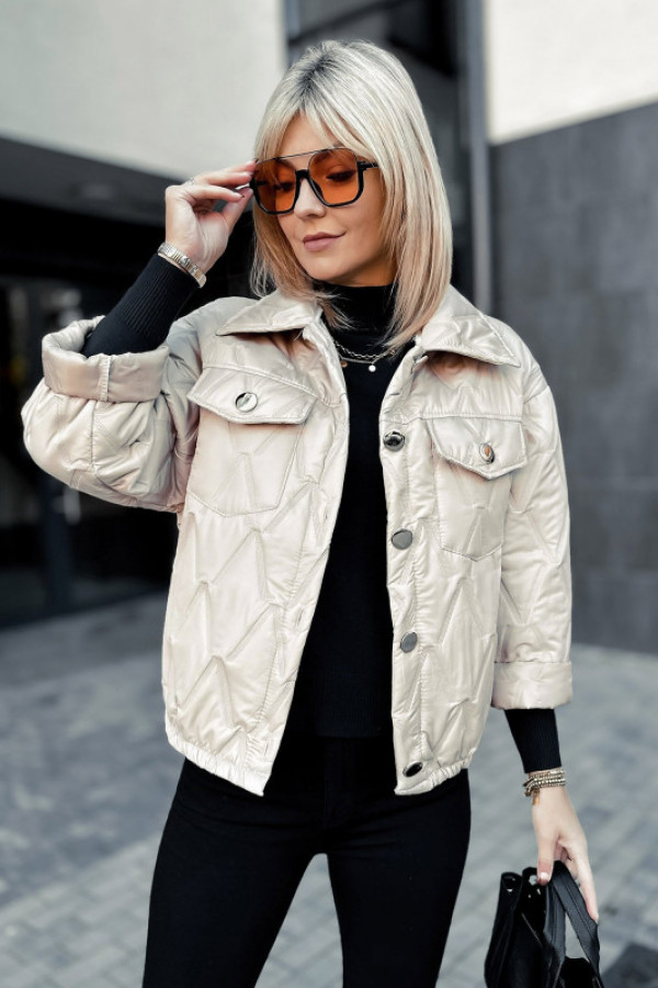 Kurtka brisbane beżowa