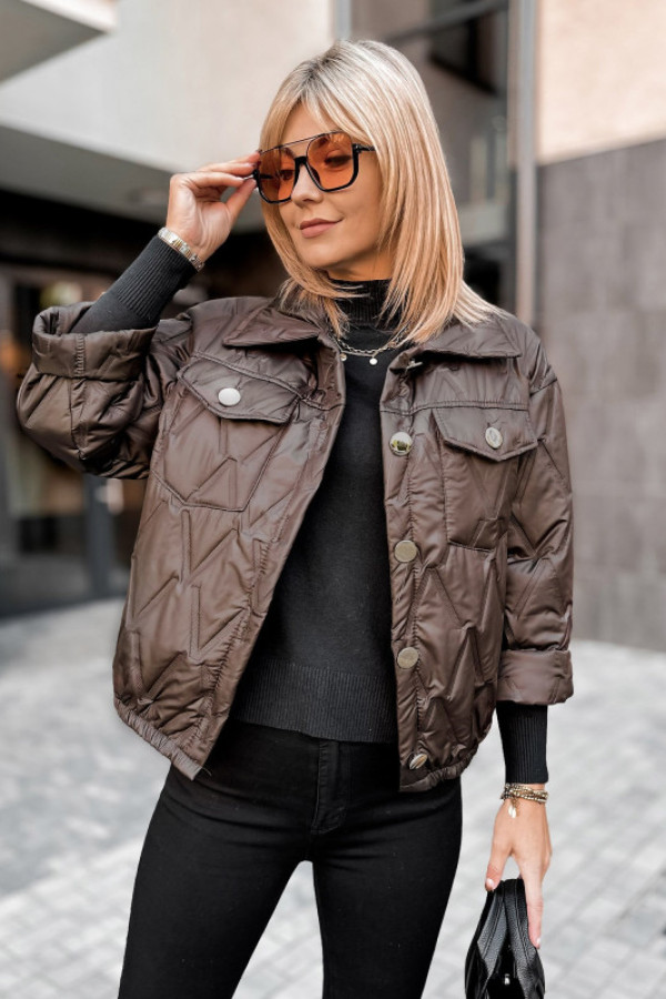 Kurtka brisbane brązowa