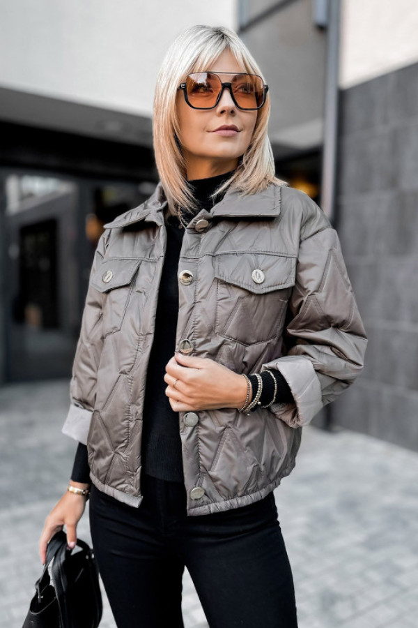 Kurtka brisbane ciemnobeżowa