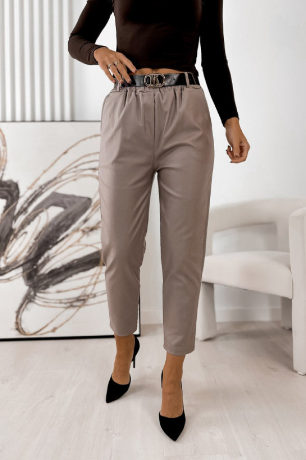 Spodnie deans ciemnobeżowe