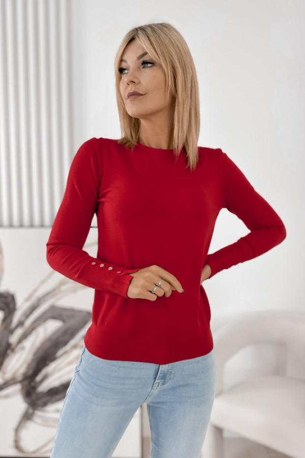 Sweter junru czerwony