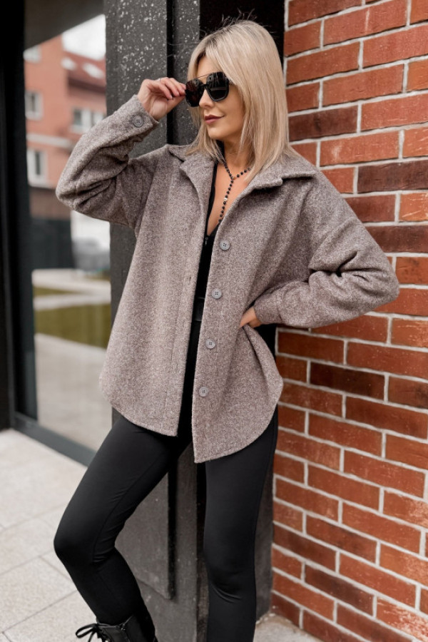 Kurtka isilme ciemnobeżowa