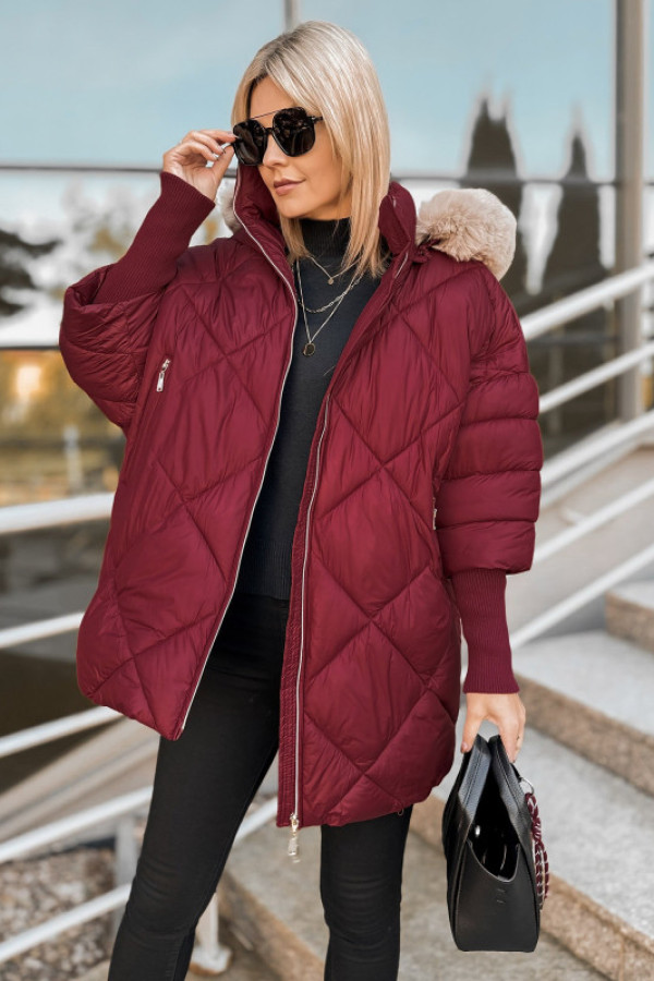 Kurtka taramis bordowa