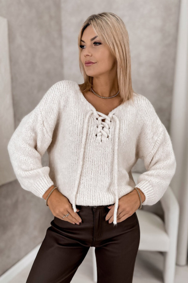 Sweter caspian beżowy