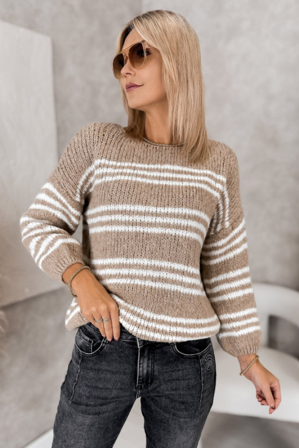 Sweter rilian karmelowy