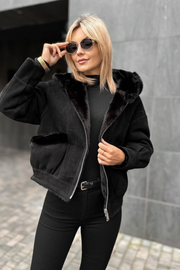 Kurtka eadira dwustronna czarna