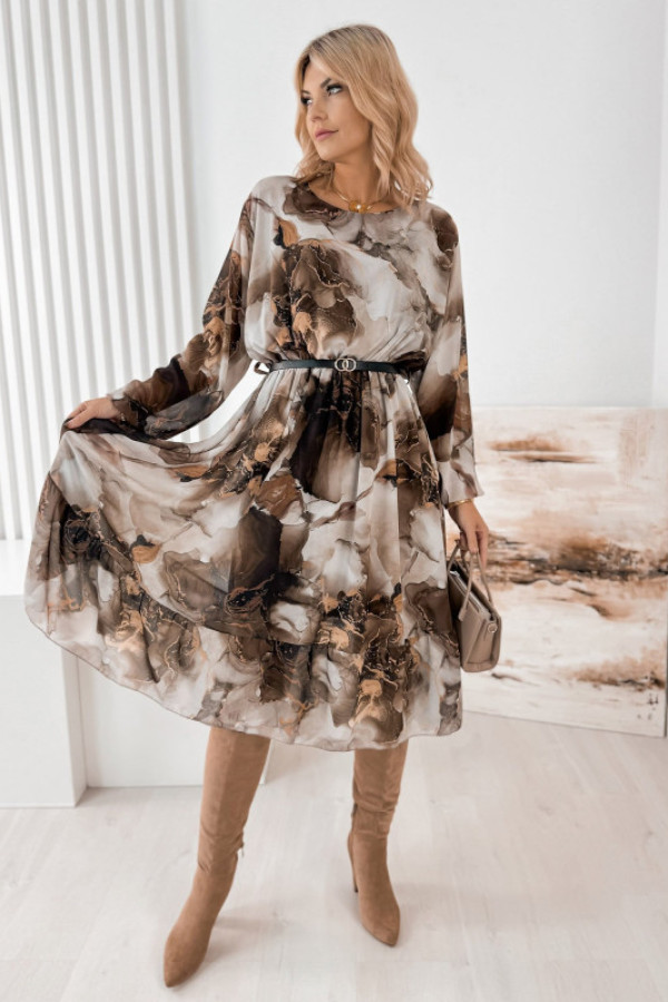 Sukienka briseis brązowa