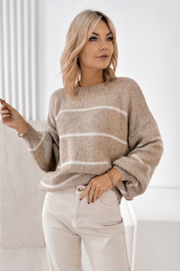 Sweter ashbury beżowy