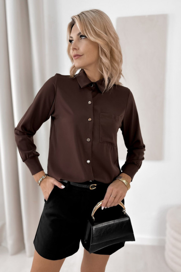 Koszula tornlea brązowa