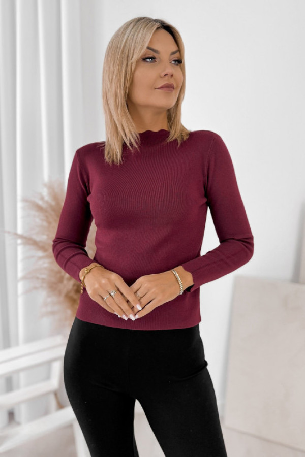 Sweter loxley bordowy