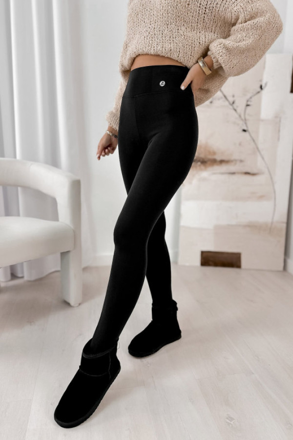 Legginsy ocieplane anselmo czarne