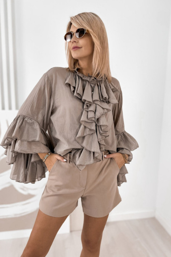 Koszula vasco ciemnobeżowa