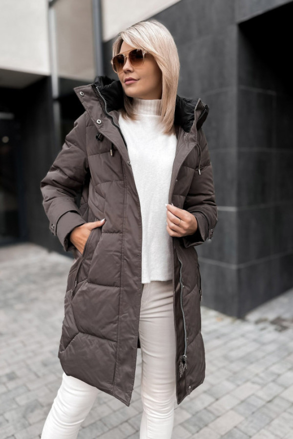 Kurtka madison brązowa