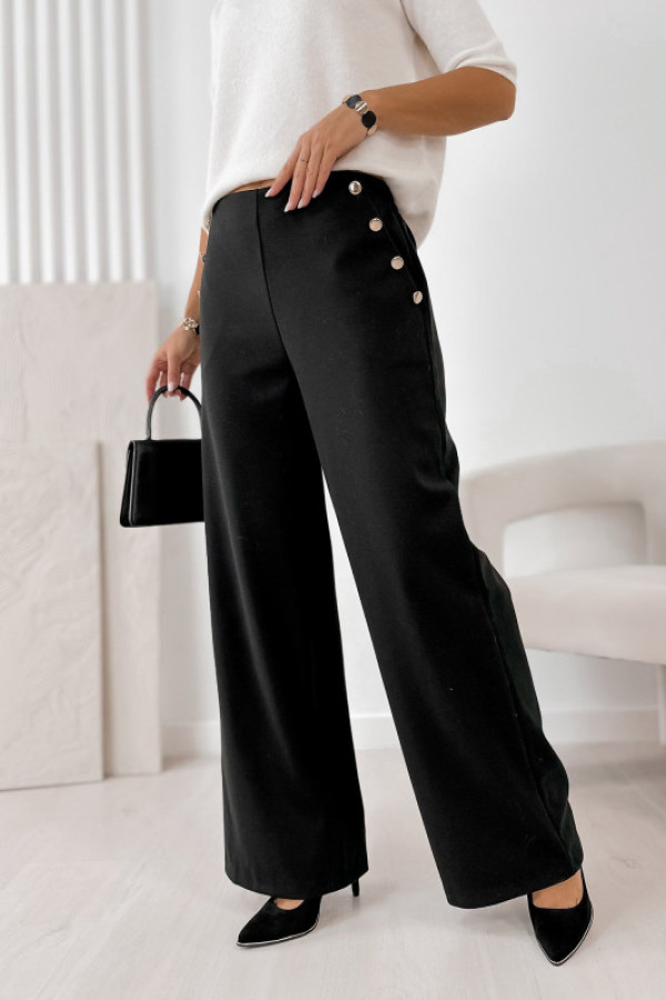 Spodnie severin czarne