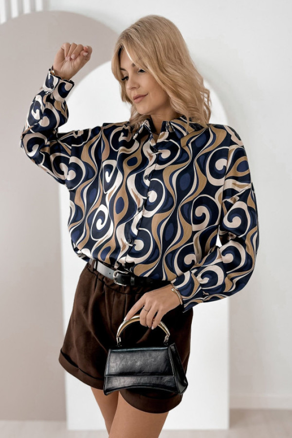 Koszula horace granatowa