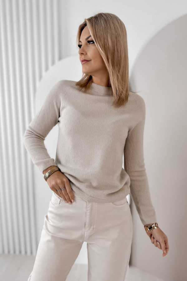 Sweter hartfield beżowy