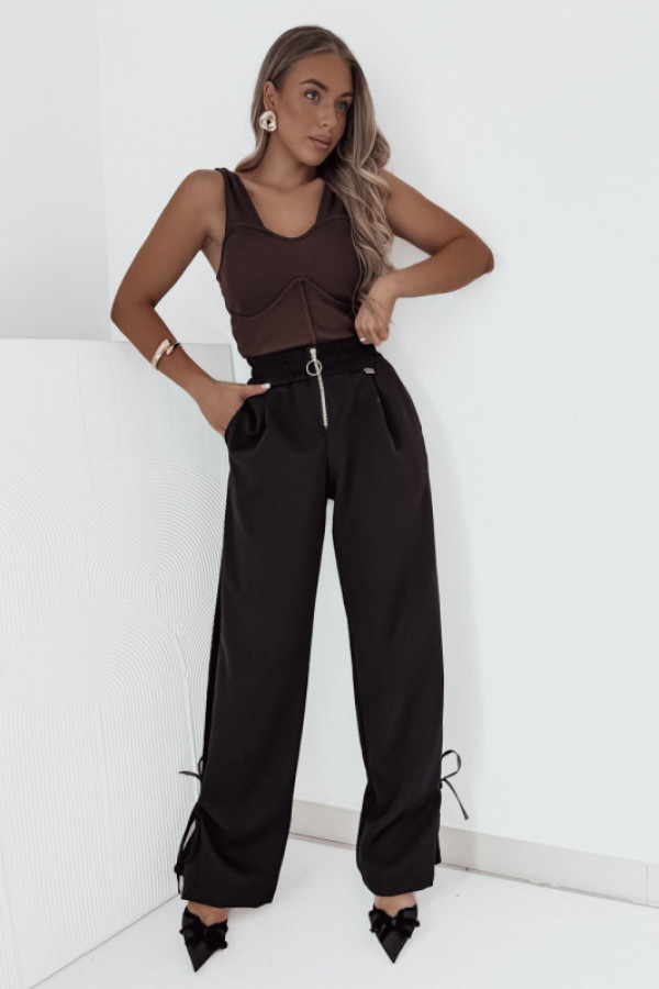 Spodnie trevor z wiązaniem