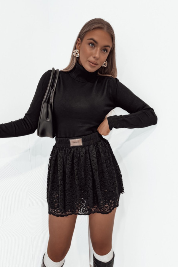 Spódnica dorian koronka black