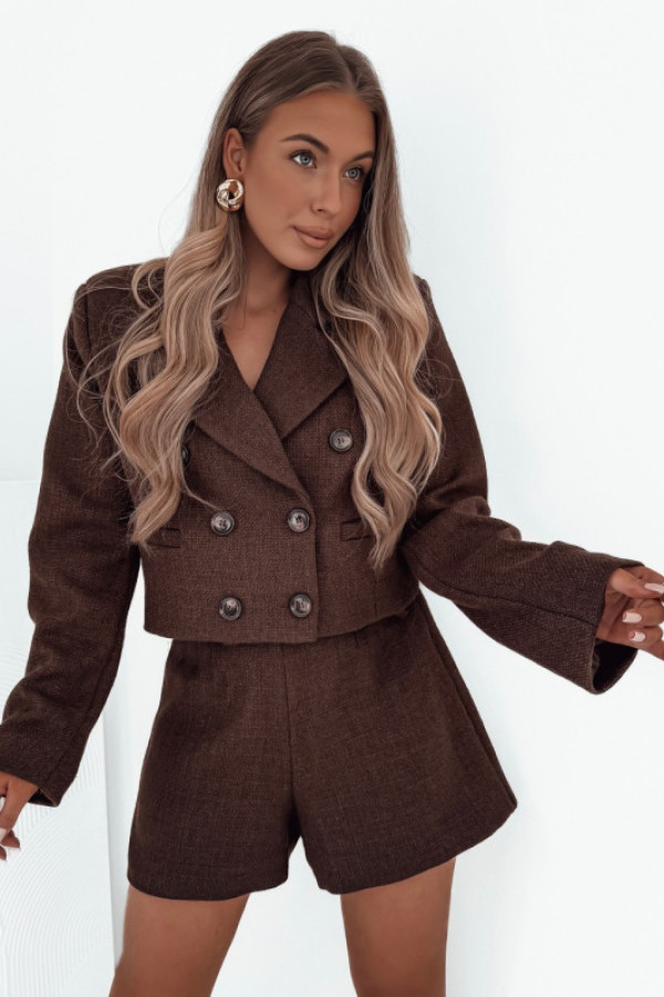 Spodenki ofelia z wiązaniem brown