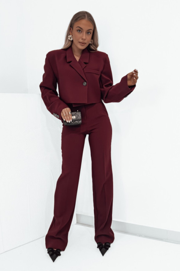 Spodnie yoland bordo