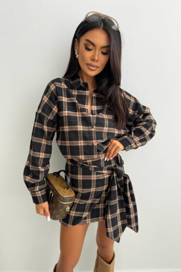 Komplet stella w kratę