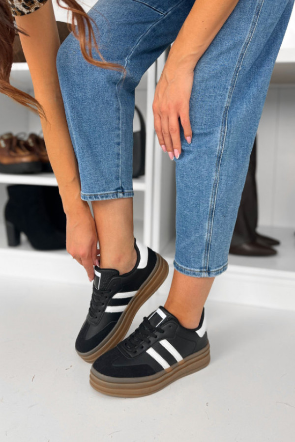 Adidasy stars black white