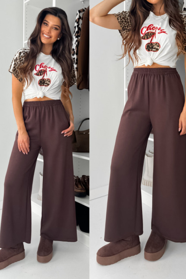 Spodnie poppy - chooclate