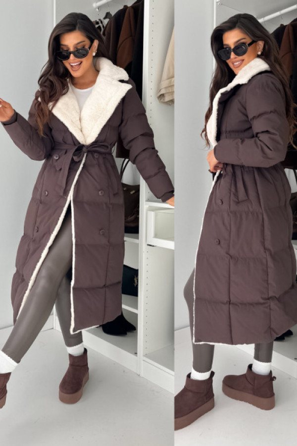 Płaszcz zussper chocolate