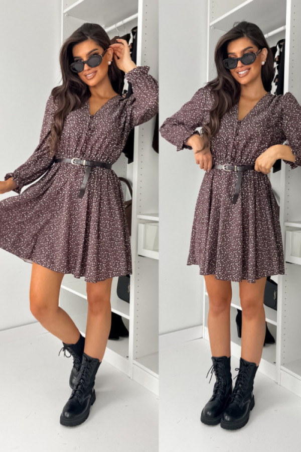 Sukienka ganna - choco mini flower