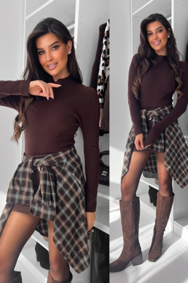 Półgolf classy z lamą - choco