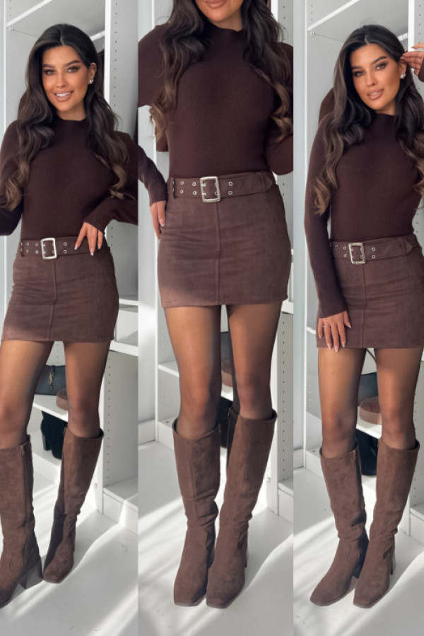 Spódnico spodenki carrme - choco