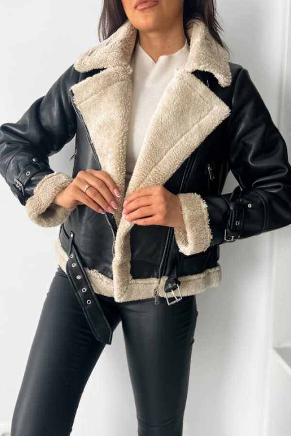 Ramoneska bike black beige