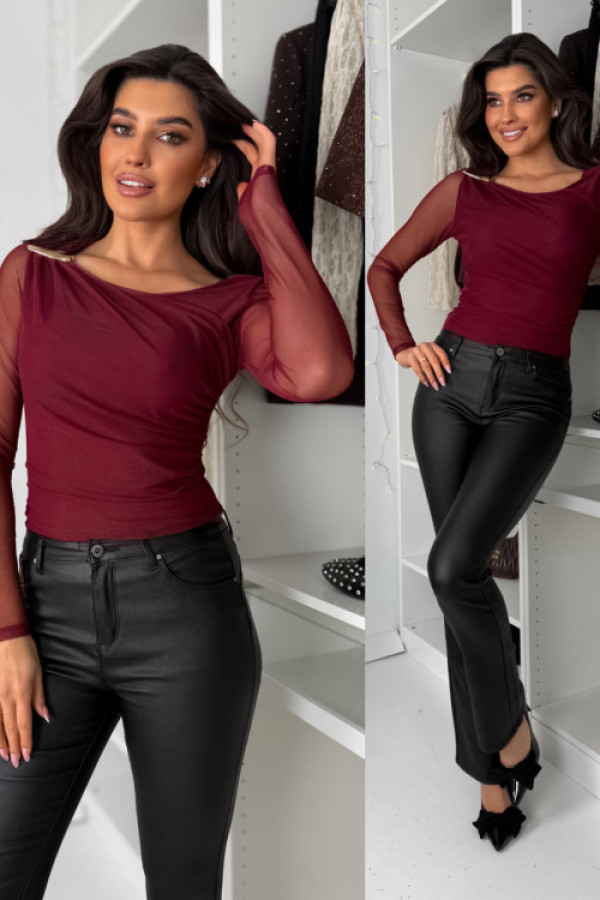 Bluzeczka sinny bordo