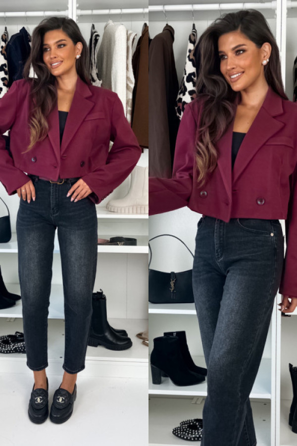 Marynarka bonna - bordo