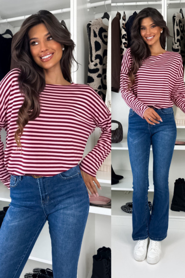 Bluzeczka zarka - rose bordo