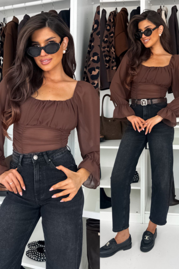 Bluzeczka femme - choco