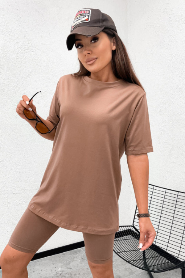 Komplet z kolarkami basic minimalism honey chocco