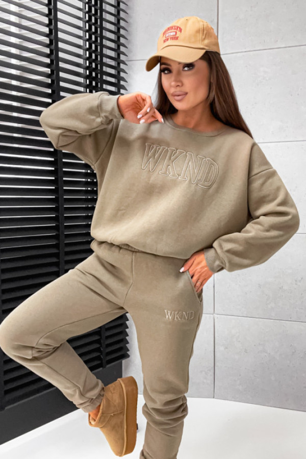 Dres bawełniany basic weekend classical olive khaki