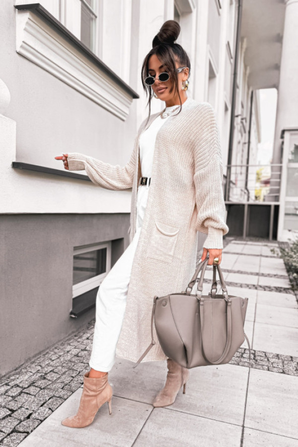 Narzutka maxi valleria classical nude beige melanż