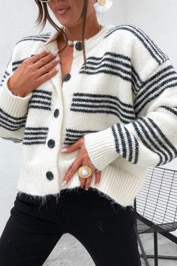 Sweter kardigan monallisa marine nude creamy