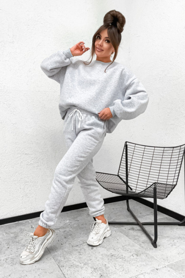 Dres azaralla basic bawełniany klasyczny gray