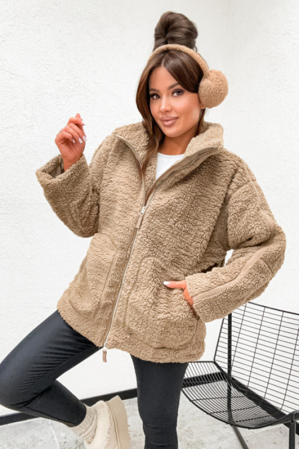 Kurtka baranek teddy hit sezonu nude