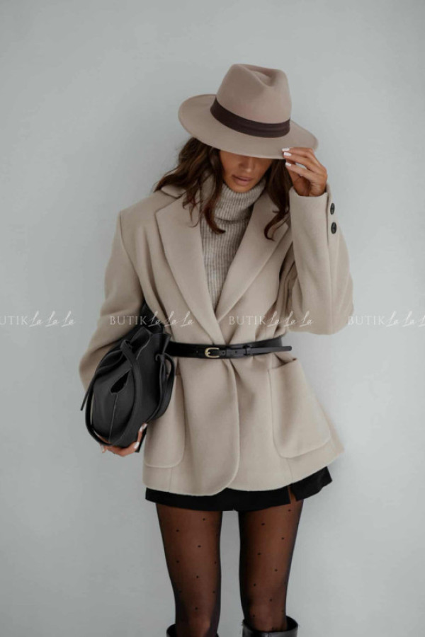 Marynarko płaszczyk beżowy taylor