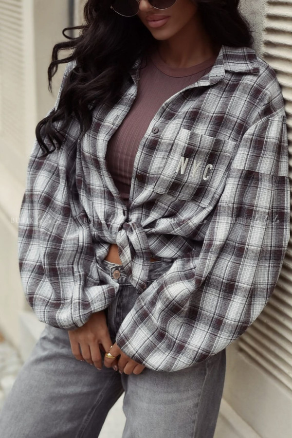 Koszula w kratę nyc