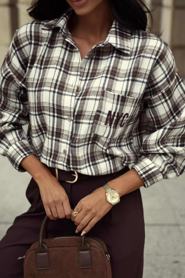 Koszula w kratę nyc