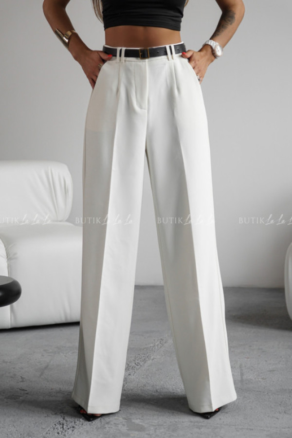 Spodnie kremowe allura