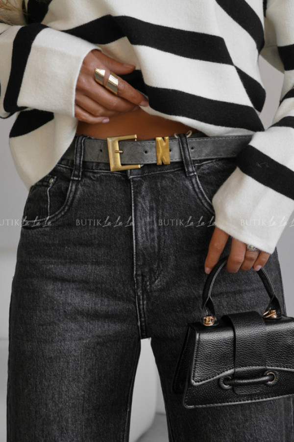 Spodnie jeansowe grafitowe astero