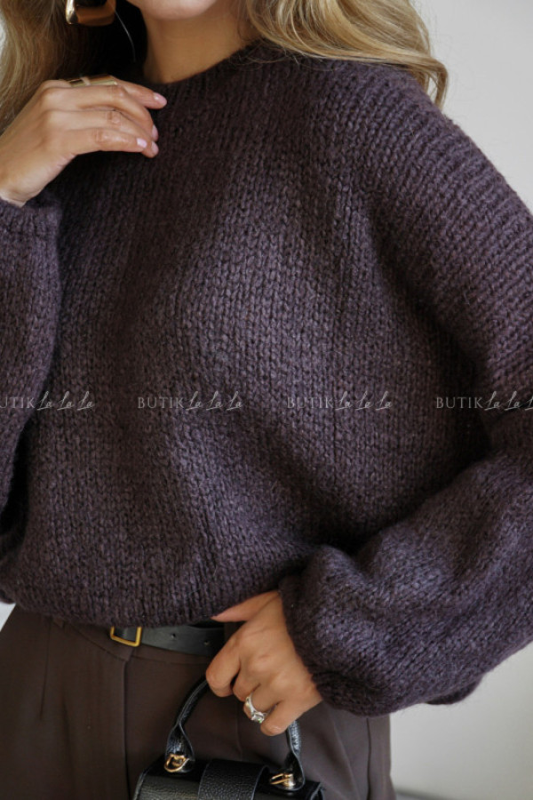 Sweter brązowy amando
