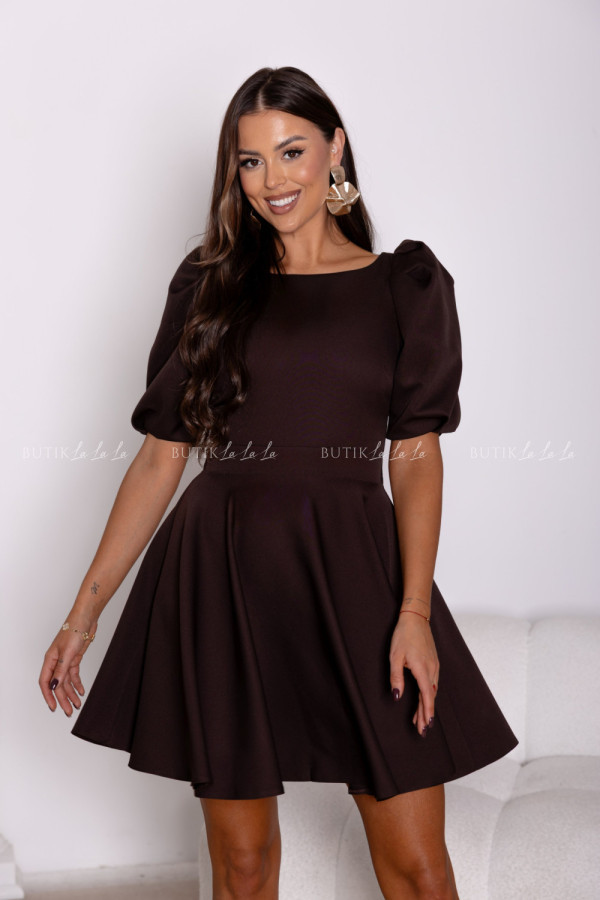 Sukienka mini czekoladowa pamela